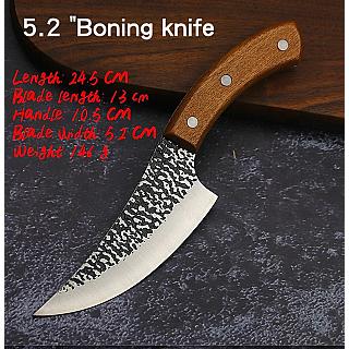 5.2&quot; Boning Slicing Hand Forged Texture Knife Japanese Viking St