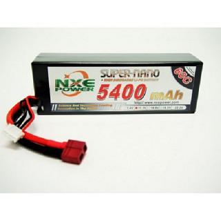 NXE 11.1V 5400mAh 60C Hard Case Lipo Battery Deans Connec