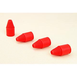 Baja Axle Boots (4) Silica Gel RED for 9mm Drive Shafts 5B 5T