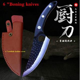 6&quot; Boning Slicing Hand Forged Texture Knife Japanese Viking Styl