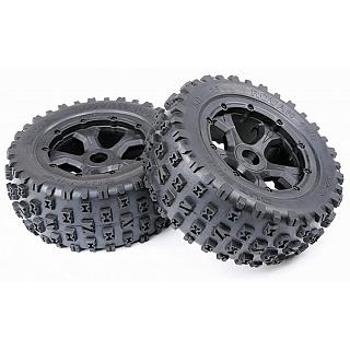 Rovan LT Bow Tie Tyres & 5 Spoke Wheels (2)