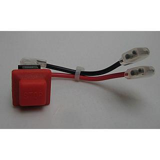 CY Stop Switch Kill Switch Red with Rubber Seal by CY