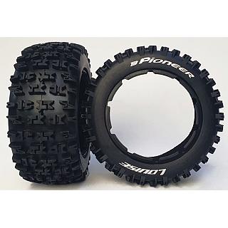 Louise 1/5 Baja 5B Front B-Pioneer Tyres & Inserts 2Pcs