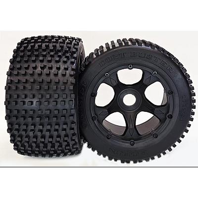 Rovan/Rofun Baja 5B Wheel & Tyre Set v2 Block Rear Front Block