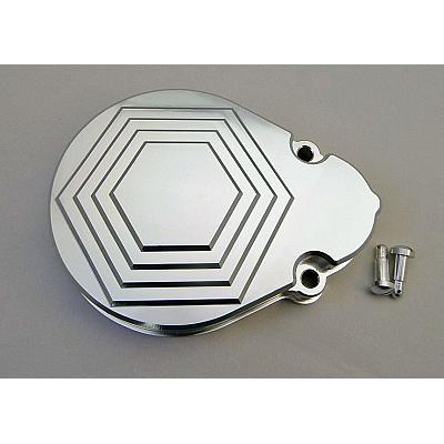 Baja Spur Gear Cover & Pins  Alloy Silver  by F5M