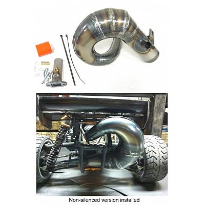 Rear Mount BIG BORE Pipe SILENCED Victory RC fit HPI Baja