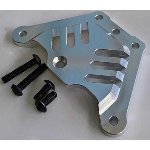 LT & Losi Front Top Chassis Plate Alloy Silver