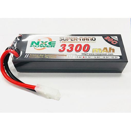 NXE 11.1V 3300mAh 30C 3S  Hard Case Lipo Battery Tamiya Connecto