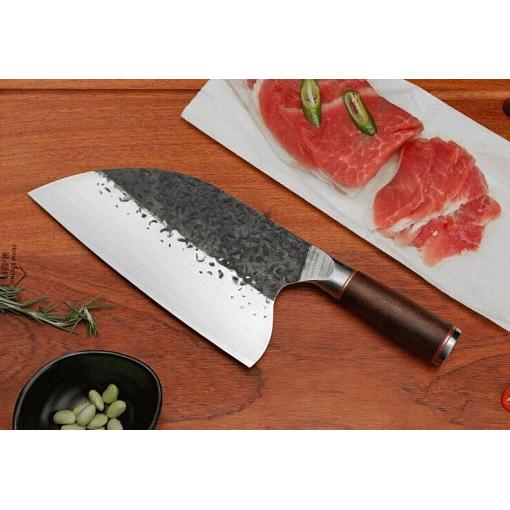 Forged Steel Serbian Style Chef/Kitchen Knife (1pce 20cm Blade 3