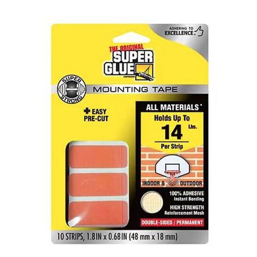 Super Glue Super Strong Mounting Strips 10pk