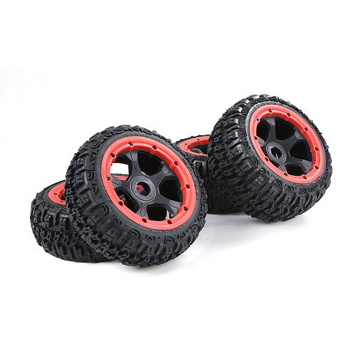 Rovan Baja 5B Xcavator Trencher Tyres on 5 Spoke Wheels (4) F/R