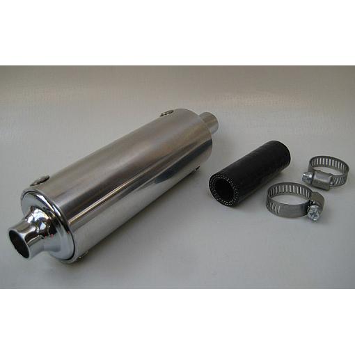 DDM Silencer for 1/5 RC Exhaust Pipes Chrome