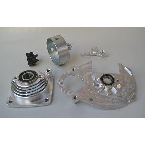 Turtle Racing Clutch System HD V2 with 17T Pinion Silver
