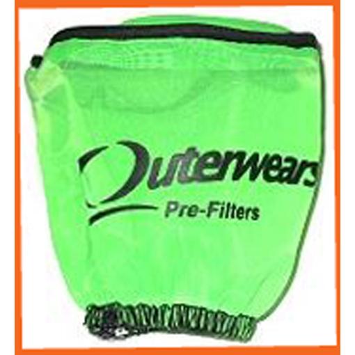 Outerwears PreFilter for Air Filter Green 75mm fit RC K&N Baja