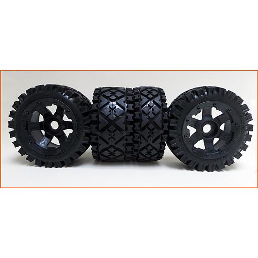 5B All Terrain Tyre on Supersix Wheels Front & Rears Set