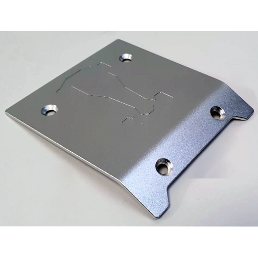 Baja Decorative Roof Plate Aluminum Silver