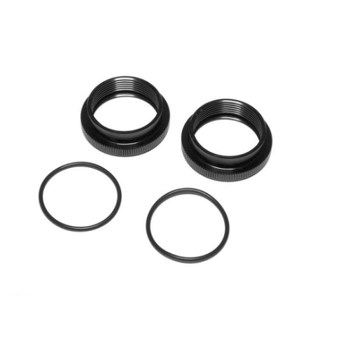 Clearance VEKTA.5 F/R Aluminium Shock Adjuster Ring Set (2pcs)