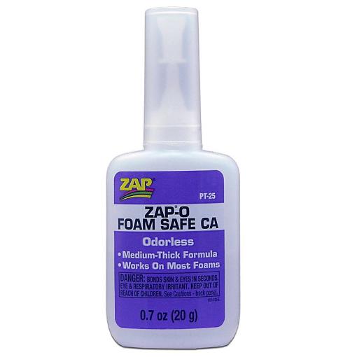 Zap-O Foam Safe CA Instant Adhesive 20g odourless