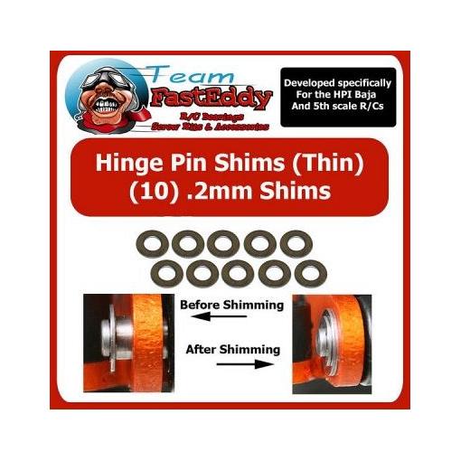 Hinge Pin Shims 0.2mm by TeamfastEddy