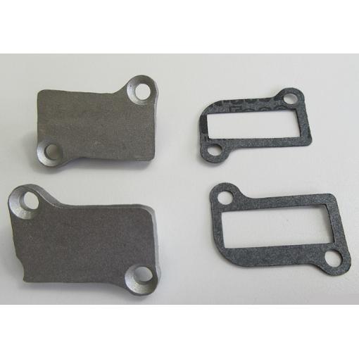 Transfer Port Covers (2) & Gaskets (2) for R320 R360 Engine