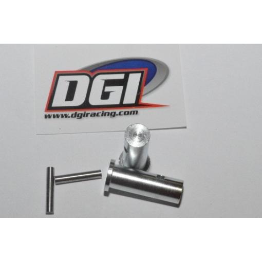 DGI Racing Clip-Less Front Wheel Extender Adaptors for HPI Baja 